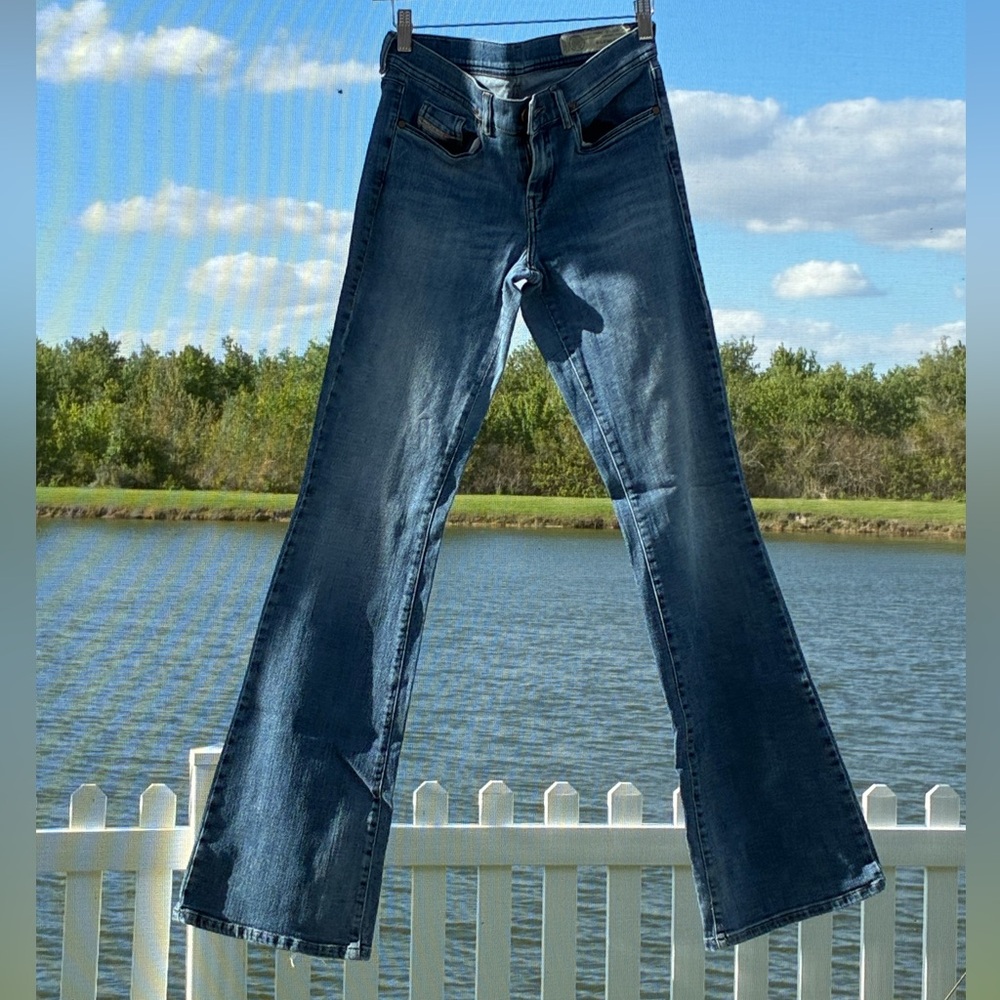 Diesel Light Blue Slim-Bootcut Jeans